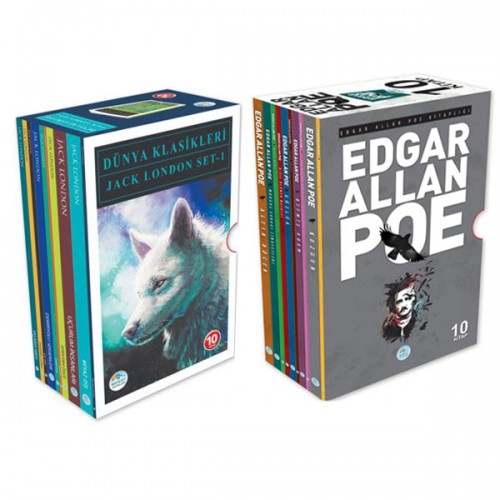 Ortaokullar İçin Jack London ve Edgar Allan Poe Seti 20 Kitap