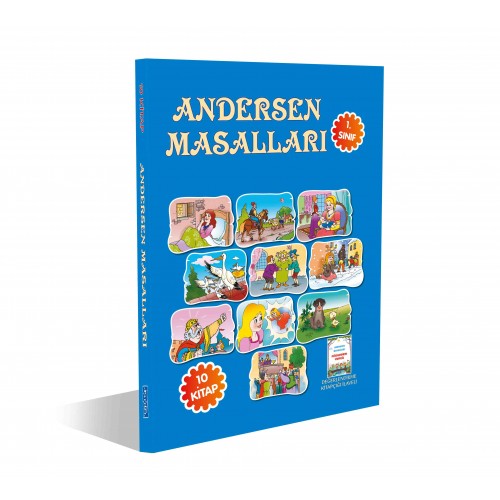 1.Sınıflar İçin Andersen Masalları 10 Kitap (Değerlendirme Kitapçıklı)